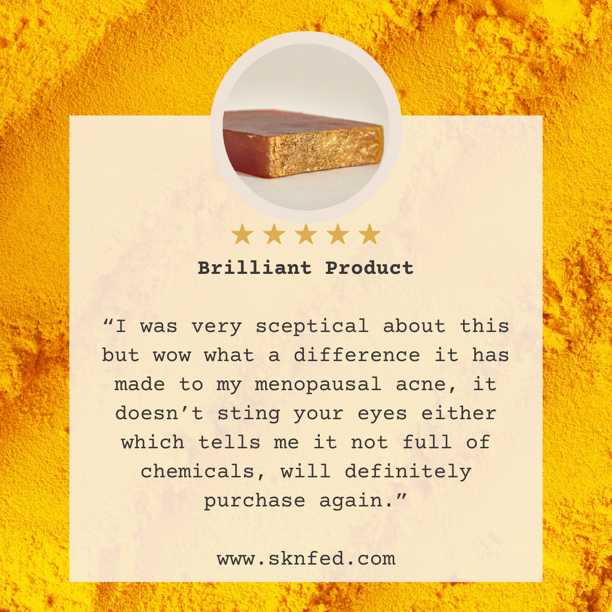 ORGANIC TURMERIC SOAP BAR