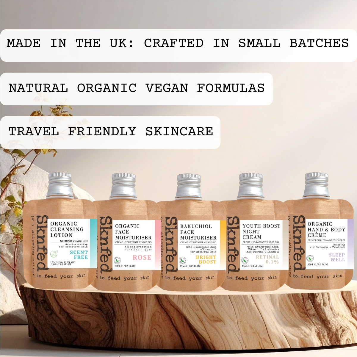 5 SKNFED MINIS - SKINCARE BESTSELLERS