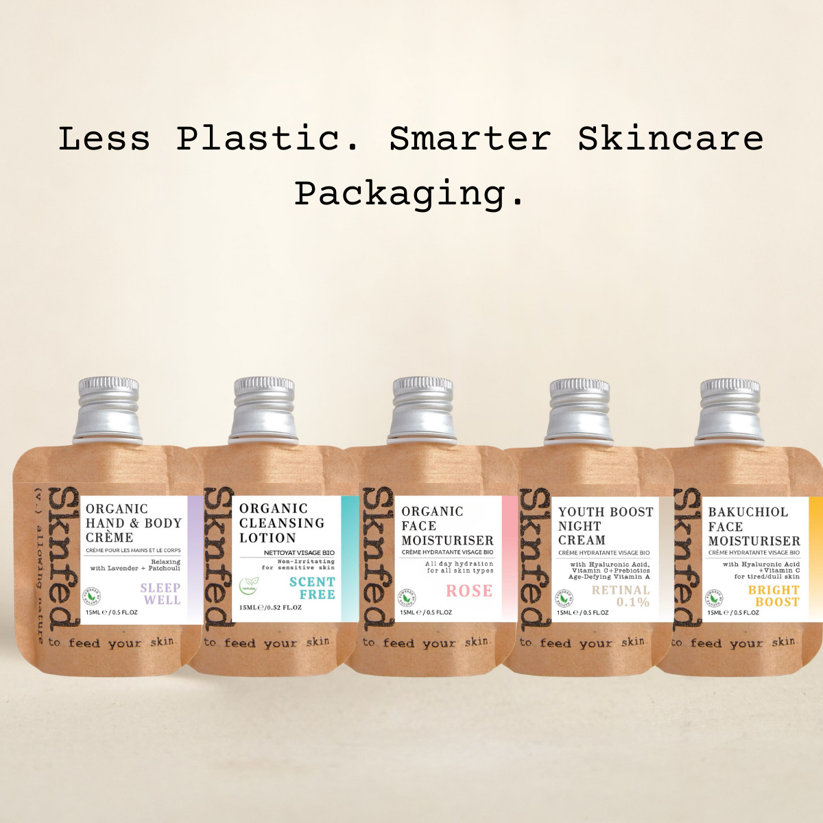 5 SKNFED MINIS - SKINCARE BESTSELLERS