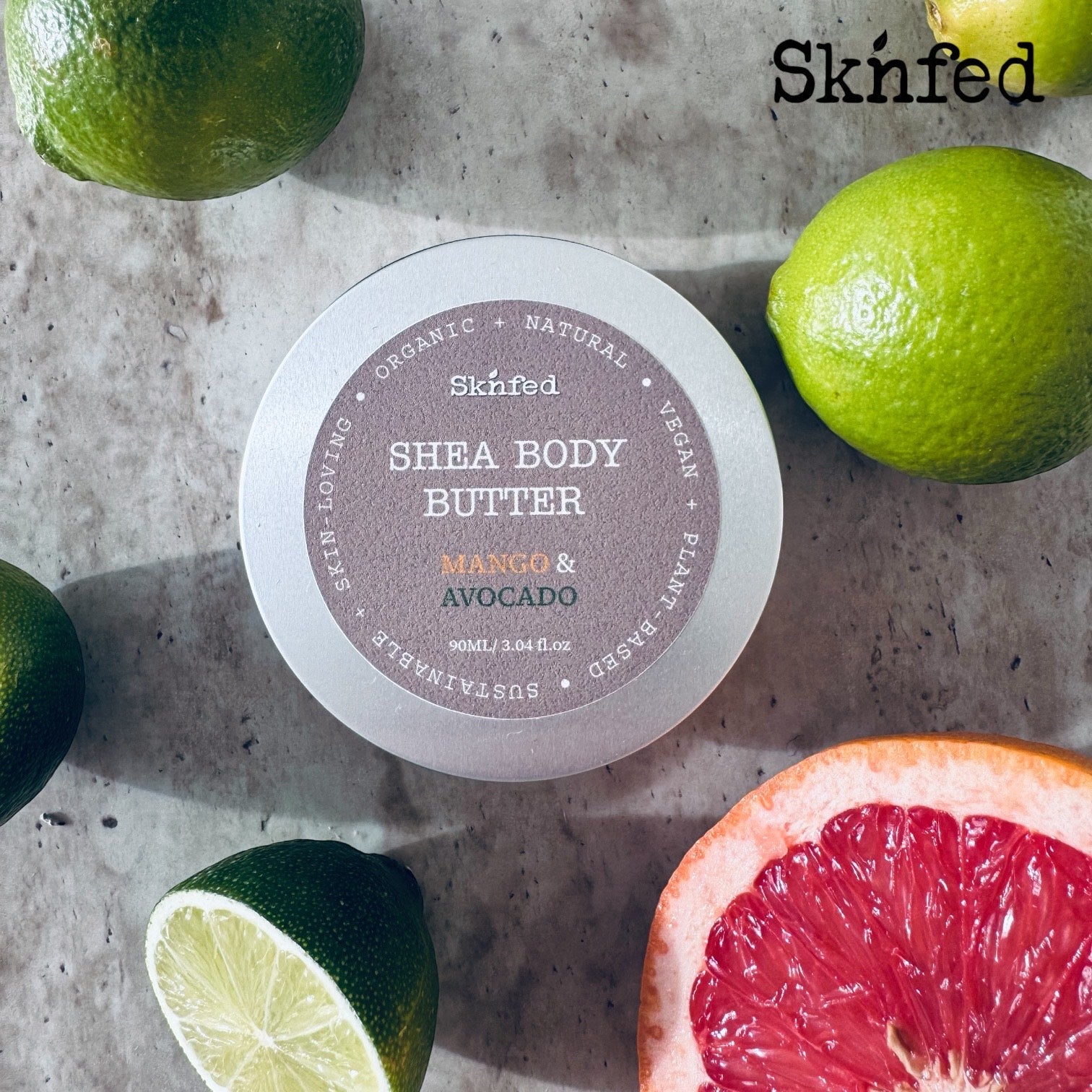 ORGANIC SHEA BODY BUTTER WITH MANGO AND AVOCADO