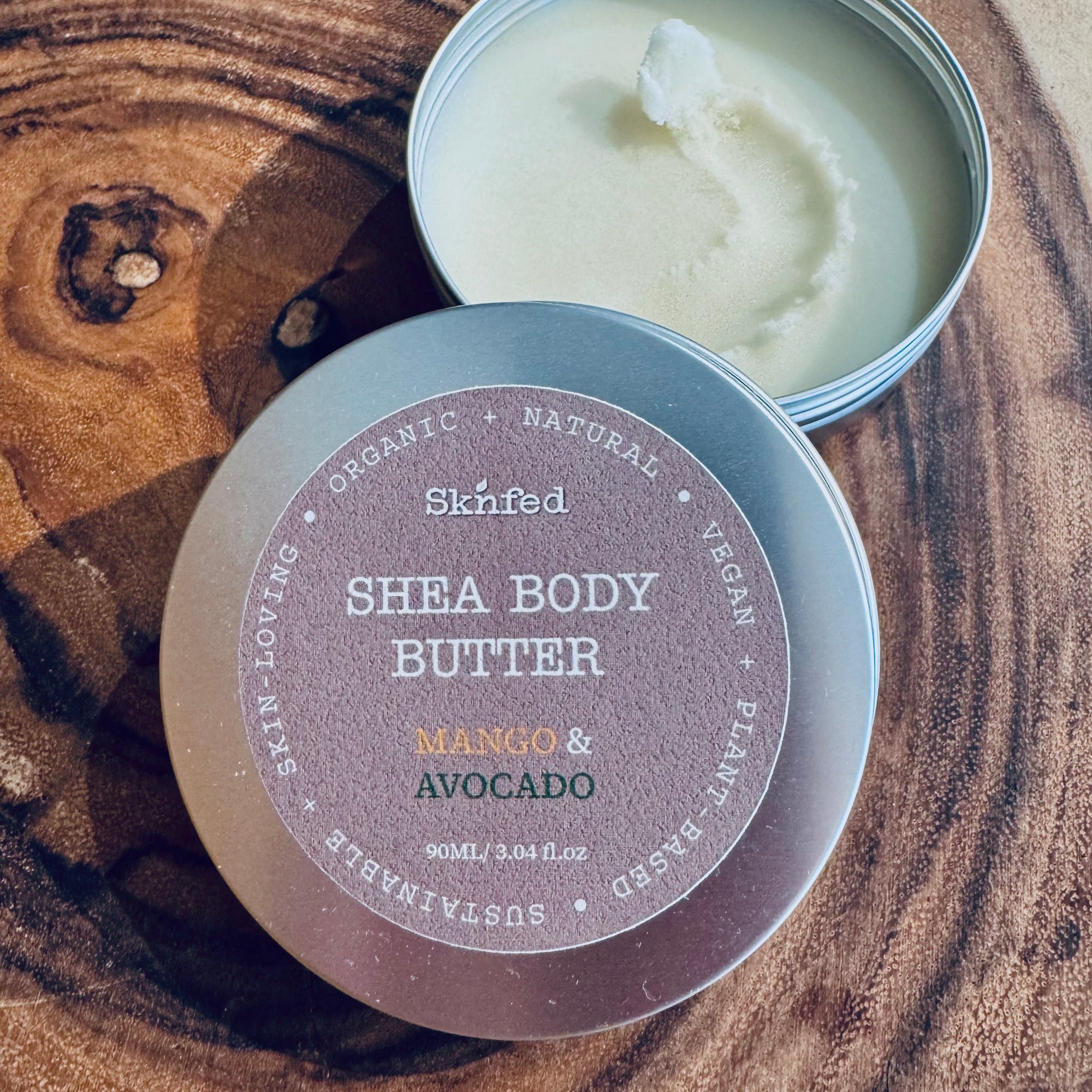 ORGANIC SHEA BODY BUTTER WITH MANGO AND AVOCADO