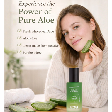 Organic Aloe Vera  Sknfed