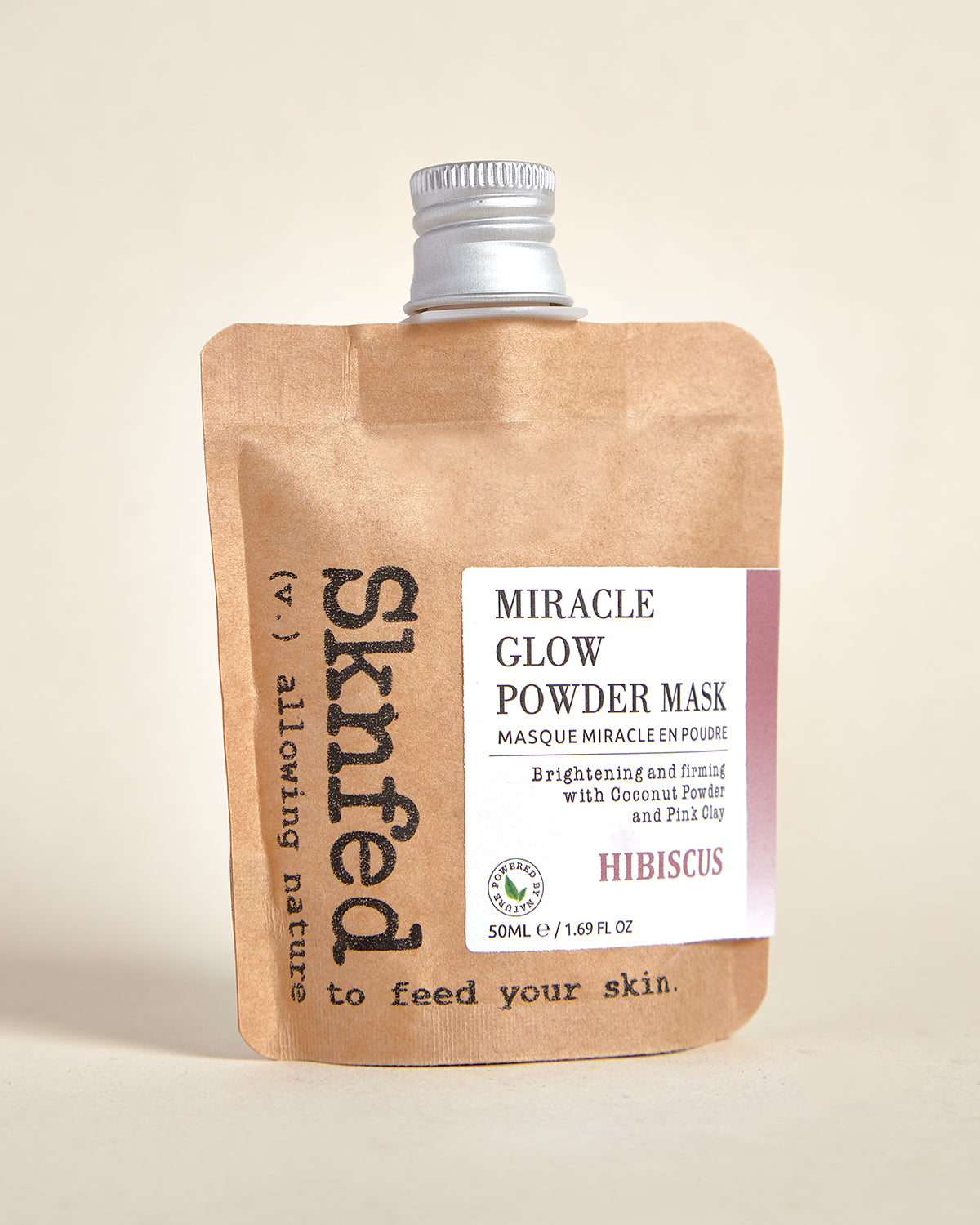 MIRACLE GLOW POWDER MASK WITH HIBISCUS