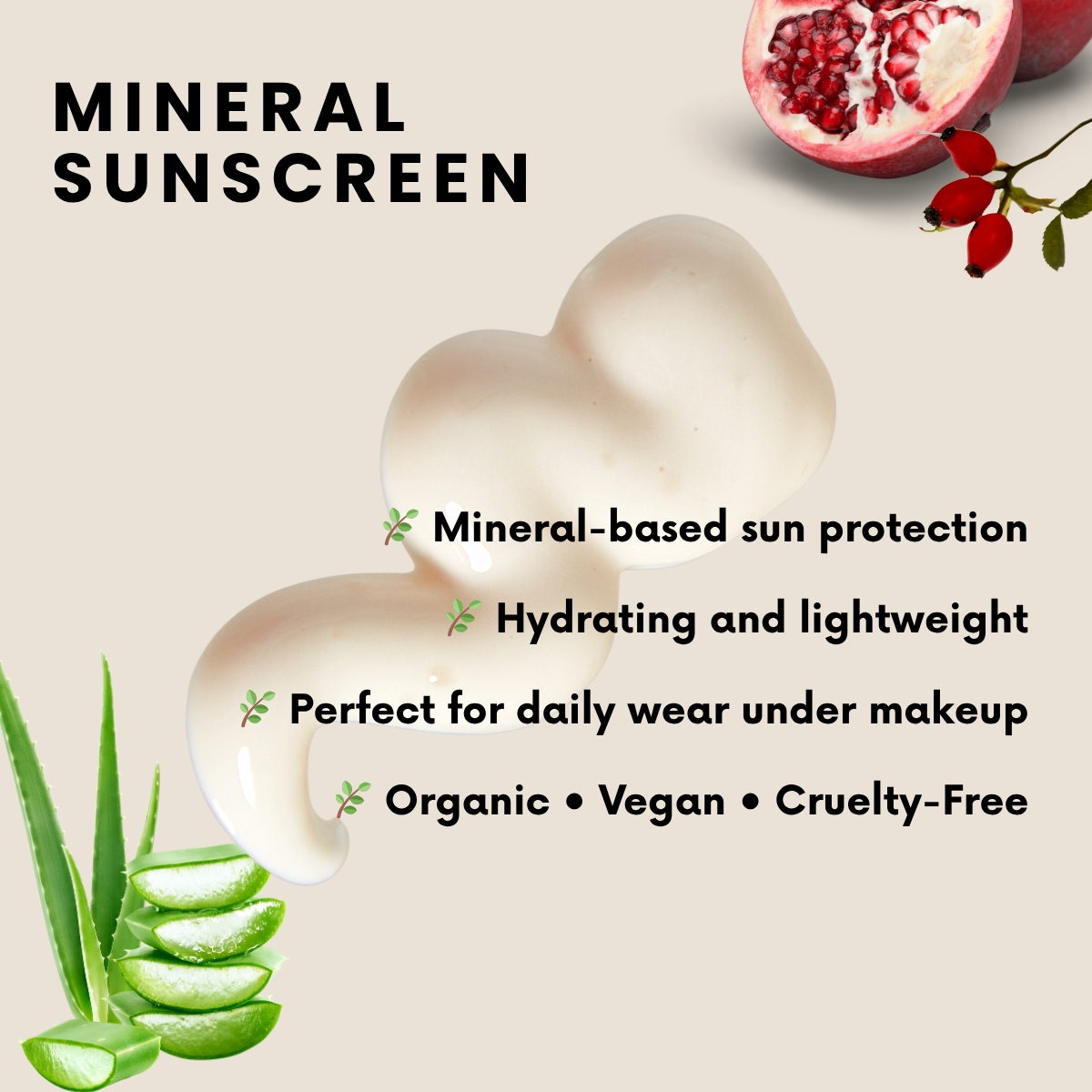 ORGANIC SPF30 FACE CREAM - SOOTHING & HYDRATING